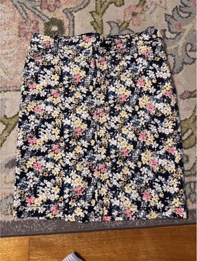 Charter club floral cotton skirt